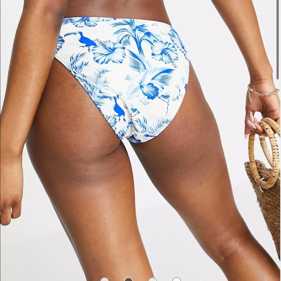 NWT Figleaves Toulouse underwired plunge bikini top US36H bottom US10 - Picture 6 of 15